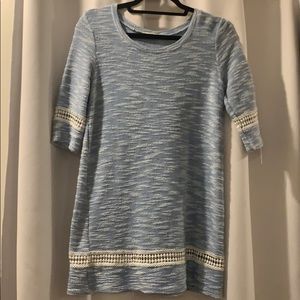 Blue and white lace Spring Dress